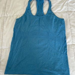 Lululemon blue Swiftly tank size 10